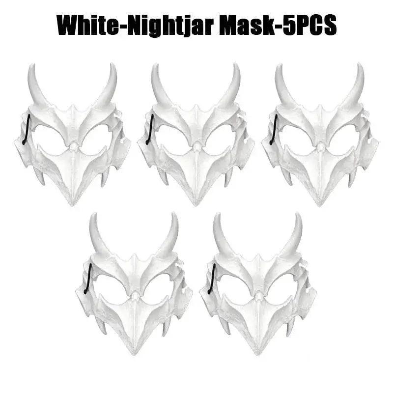  Bold Skeleton Mask Dragon God Half Face Mask Toyland EU -  ToylandEU™