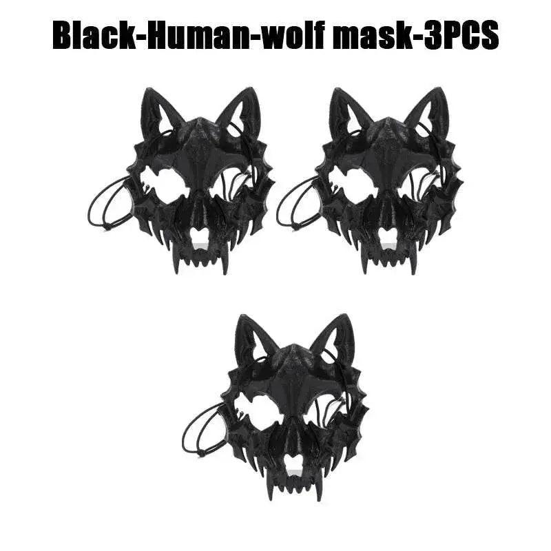  Bold Skeleton Mask Dragon God Half Face Mask Toyland EU -  ToylandEU™