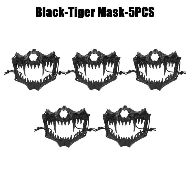  Bold Skeleton Mask Dragon God Half Face Mask Toyland EU -  ToylandEU™