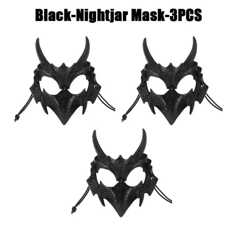  Bold Skeleton Mask Dragon God Half Face Mask Toyland EU -  ToylandEU™