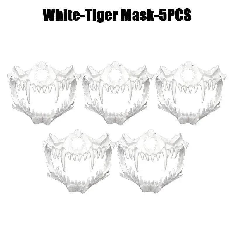  Bold Skeleton Mask Dragon God Half Face Mask Toyland EU -  ToylandEU™