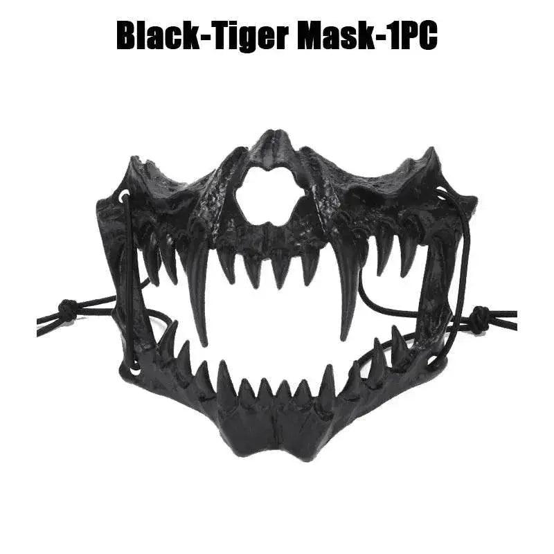  Bold Skeleton Mask Dragon God Half Face Mask Toyland EU -  ToylandEU™