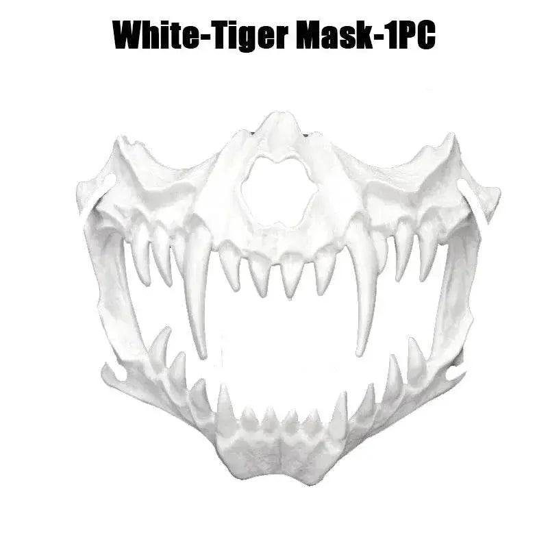  Bold Skeleton Mask Dragon God Half Face Mask Toyland EU -  ToylandEU™