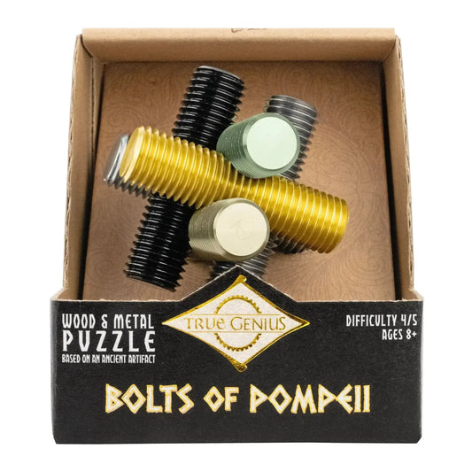  Bolts of Pompeii Burr Puzzle Interlocking Handmade -  ToylandEU™