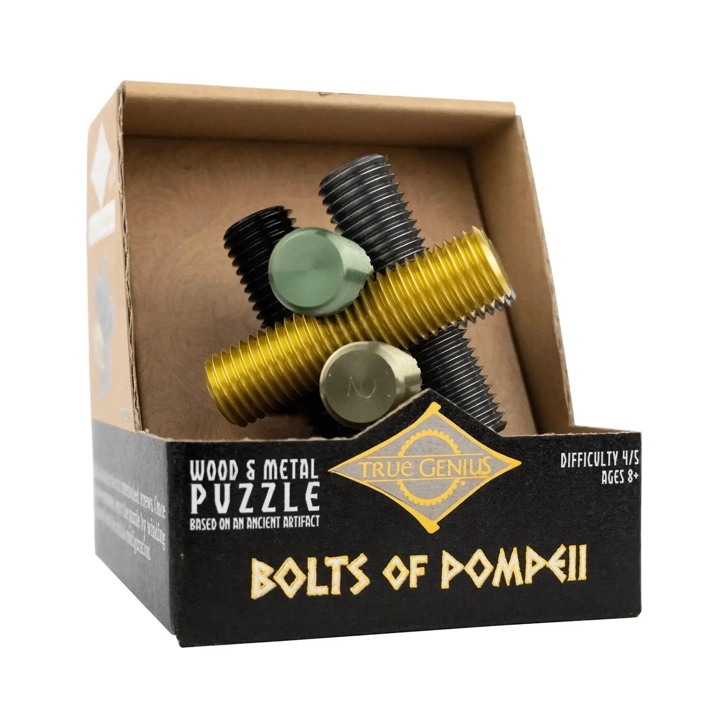 Bolts of Pompeii Burr Puzzle Interlocking Metal Challenge - ToylandEU