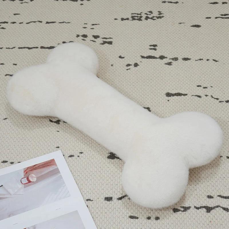  Bone Shape Plush Pillow Nap Head Support Toylandeu 
