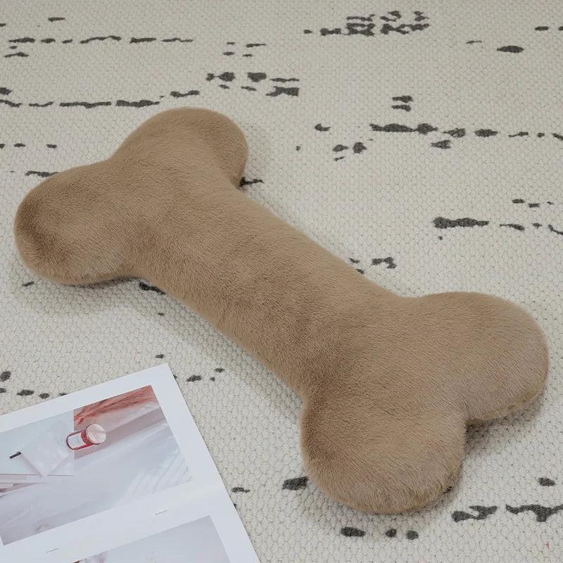  Bone Shape Plush Pillow Nap Head Support Toylandeu 