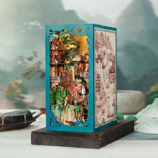  Book Nook Dollhouse Kit With Touch Light -  ToylandEU™