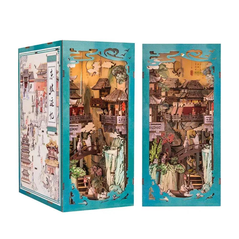  Book Nook Dollhouse Kit With Touch Light -  ToylandEU™