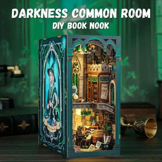 Book Nook Dollhouse Wooden LED Night Light Bookshelf -  ToylandEU™