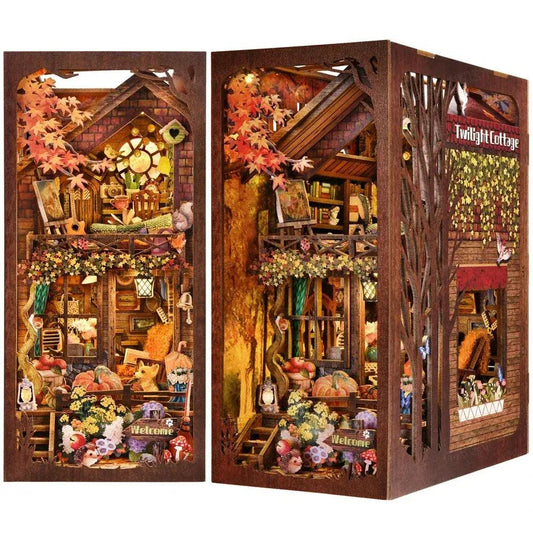  Book Nook Kit 3D Wooden Puzzle Dollhouse Build Kit -  ToylandEU™