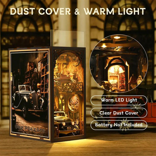  Book Nook Kit Classic Car Wood Puzzle Decor -  ToylandEU™