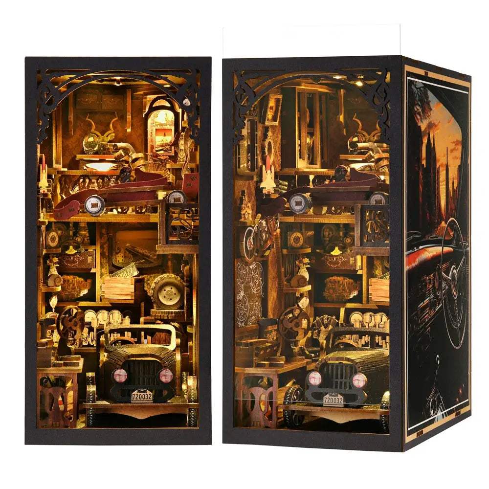  Book Nook Kit Classic Car Wood Puzzle Decor -  ToylandEU™