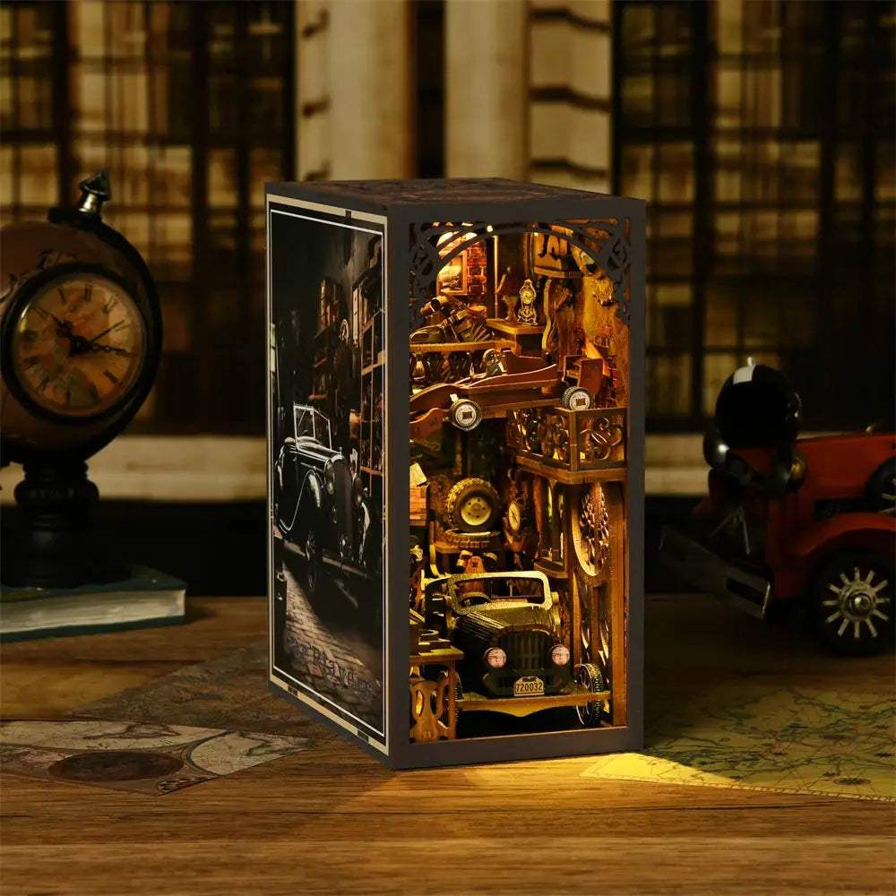  Book Nook Kit Classic Car Wood Puzzle Decor -  ToylandEU™