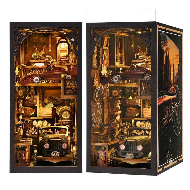  Book Nook Kit Classic Car Wood Puzzle Decor -  ToylandEU™