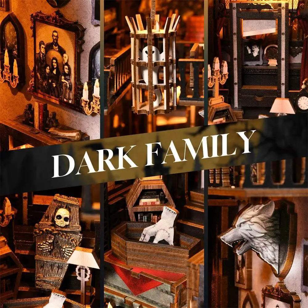  Book Nook Kit The Addams Family DIY Wooden Puzzle Model -  ToylandEU™