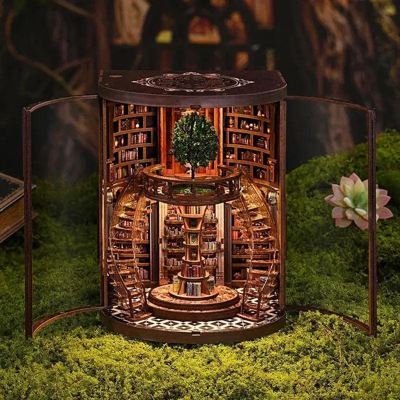  Wooden Book Nook Kit 3D Puzzle For Home Decor Gift -  ToylandEU™