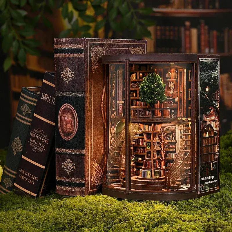  Wooden Book Nook Kit 3D Puzzle For Home Decor Gift -  ToylandEU™