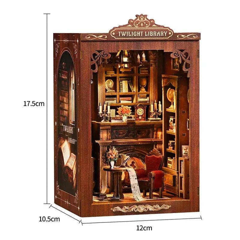 Wooden Book Nook Kit 3D Puzzle For Home Decor Gift -  ToylandEU™