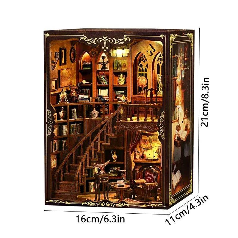  Wooden Book Nook Kit 3D Puzzle For Home Decor Gift -  ToylandEU™