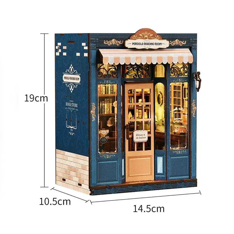  Wooden Book Nook Kit 3D Puzzle For Home Decor Gift -  ToylandEU™