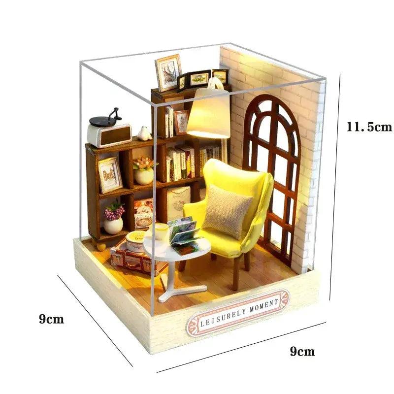  Wooden Book Nook Kit 3D Puzzle For Home Decor Gift -  ToylandEU™