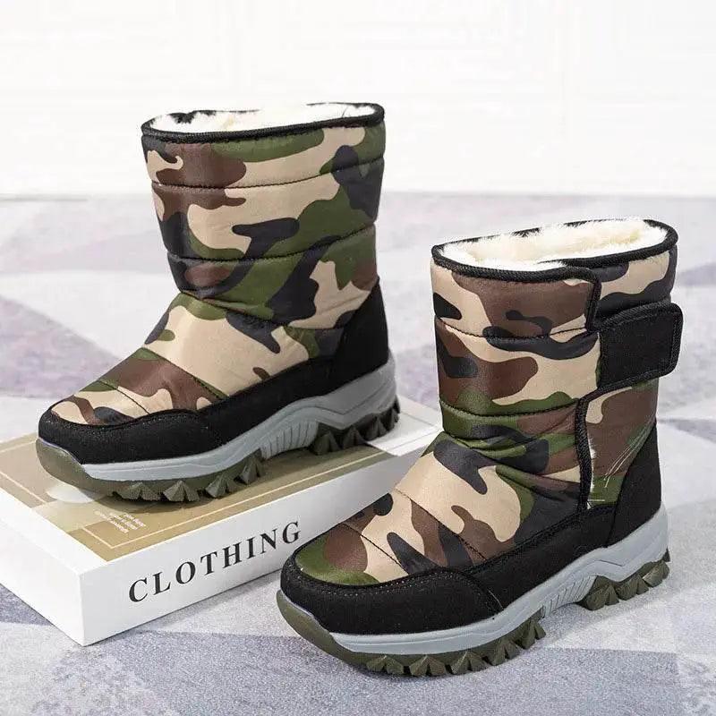  Winter Warmth Kids' Cold-Proof Booties - Soft Bottom, Non-Slip, Casual Footwear for Girls and Boys -  ToylandEU™