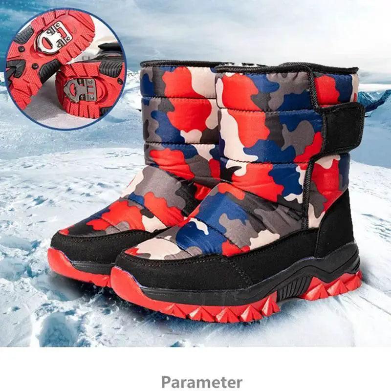  Winter Warmth Kids' Cold-Proof Booties - Soft Bottom, Non-Slip, Casual Footwear for Girls and Boys -  ToylandEU™
