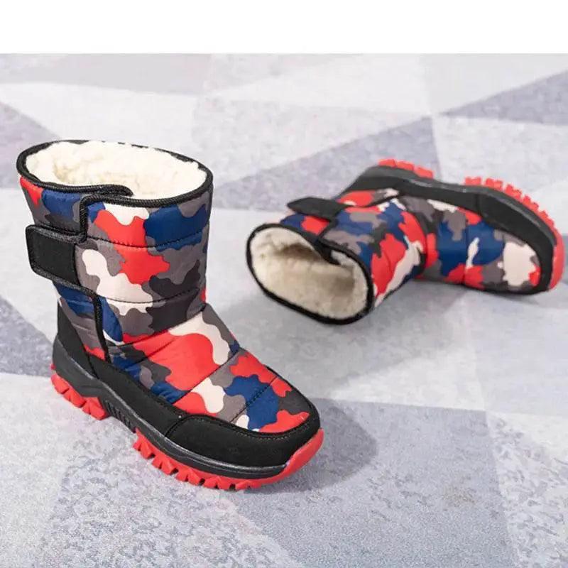  Winter Warmth Kids' Cold-Proof Booties - Soft Bottom, Non-Slip, Casual Footwear for Girls and Boys -  ToylandEU™
