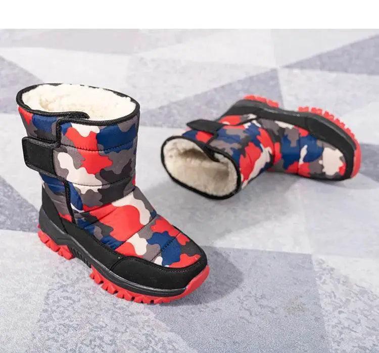  Winter Warmth Kids' Cold-Proof Booties - Soft Bottom, Non-Slip, Casual Footwear for Girls and Boys -  ToylandEU™