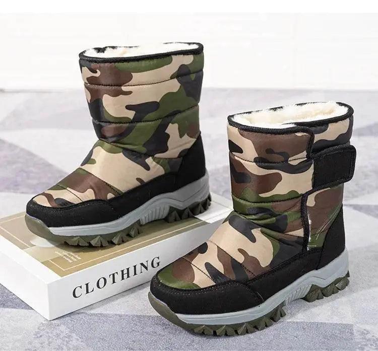  Winter Warmth Kids' Cold-Proof Booties - Soft Bottom, Non-Slip, Casual Footwear for Girls and Boys -  ToylandEU™