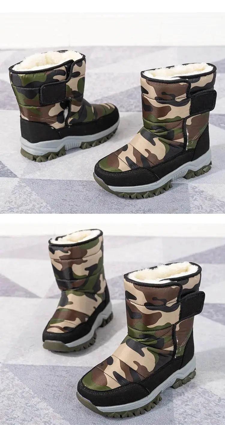  Winter Warmth Kids' Cold-Proof Booties - Soft Bottom, Non-Slip, Casual Footwear for Girls and Boys -  ToylandEU™