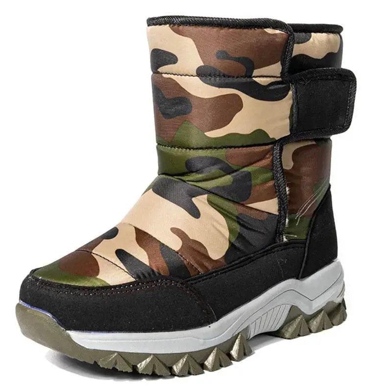  Winter Warmth Kids' Cold-Proof Booties - Soft Bottom, Non-Slip, Casual Footwear for Girls and Boys -  ToylandEU™