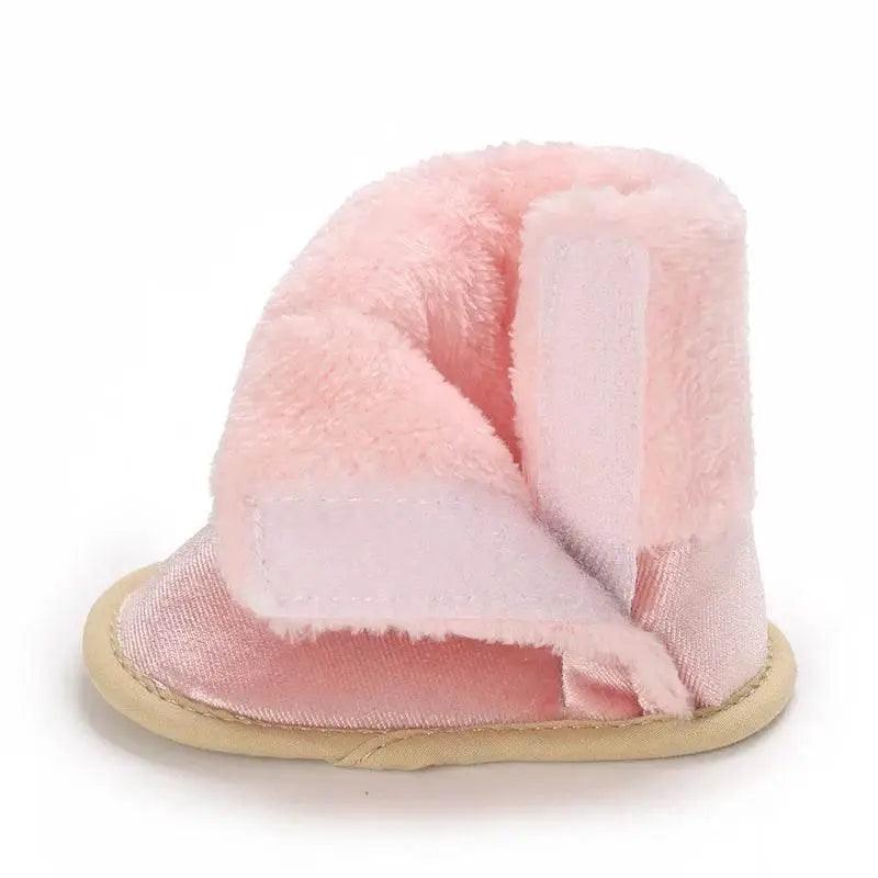  Cotton Baby Girl Bow Boots - Soft and Fluffy Winter Preschool Footwear (0-18 Months) -  ToylandEU™