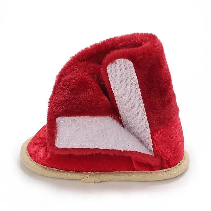  Cotton Baby Girl Bow Boots - Soft and Fluffy Winter Preschool Footwear (0-18 Months) -  ToylandEU™