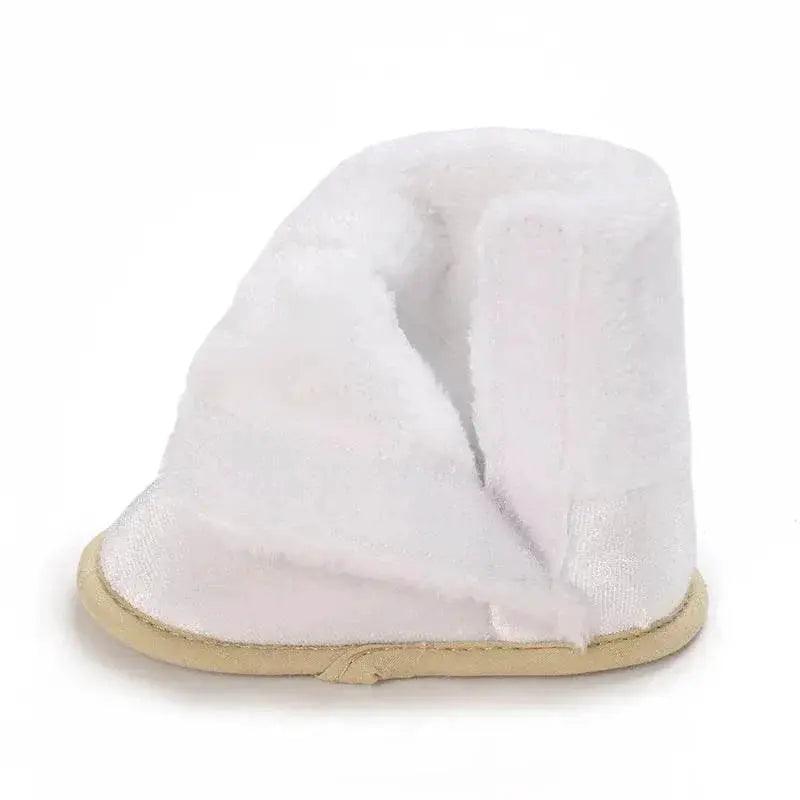  Cotton Baby Girl Bow Boots - Soft and Fluffy Winter Preschool Footwear (0-18 Months) -  ToylandEU™