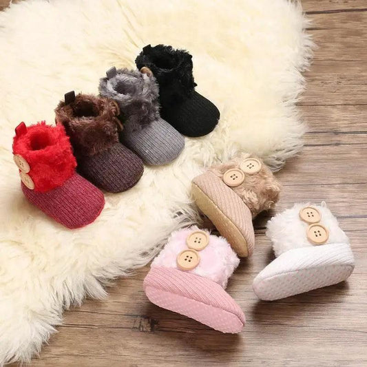  Adorable Cozy Wool-Lined Baby Girl Boots for Warm Indoor Walking -  ToylandEU™