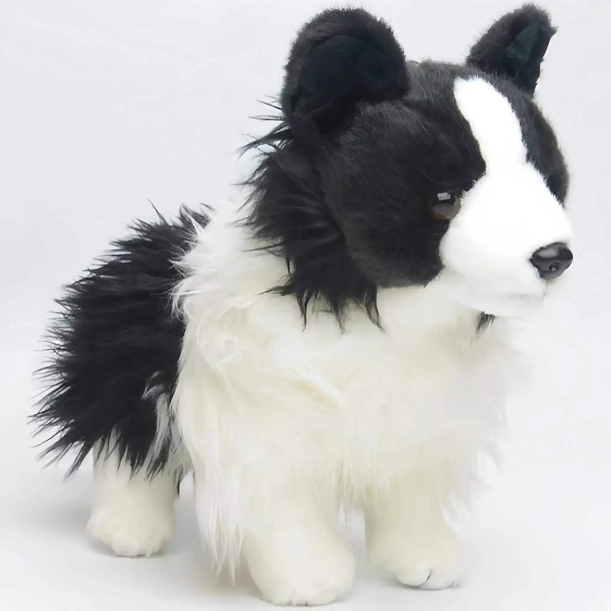 Border Collie Plush Toy Realistic Soft Gift For Kids - ToylandEU