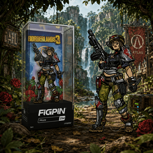 Borderlands 3 Moze Collectors FiGPiN Enamel Pin | Collector Number 254 | Hard Enamel | Gamer Collectors
