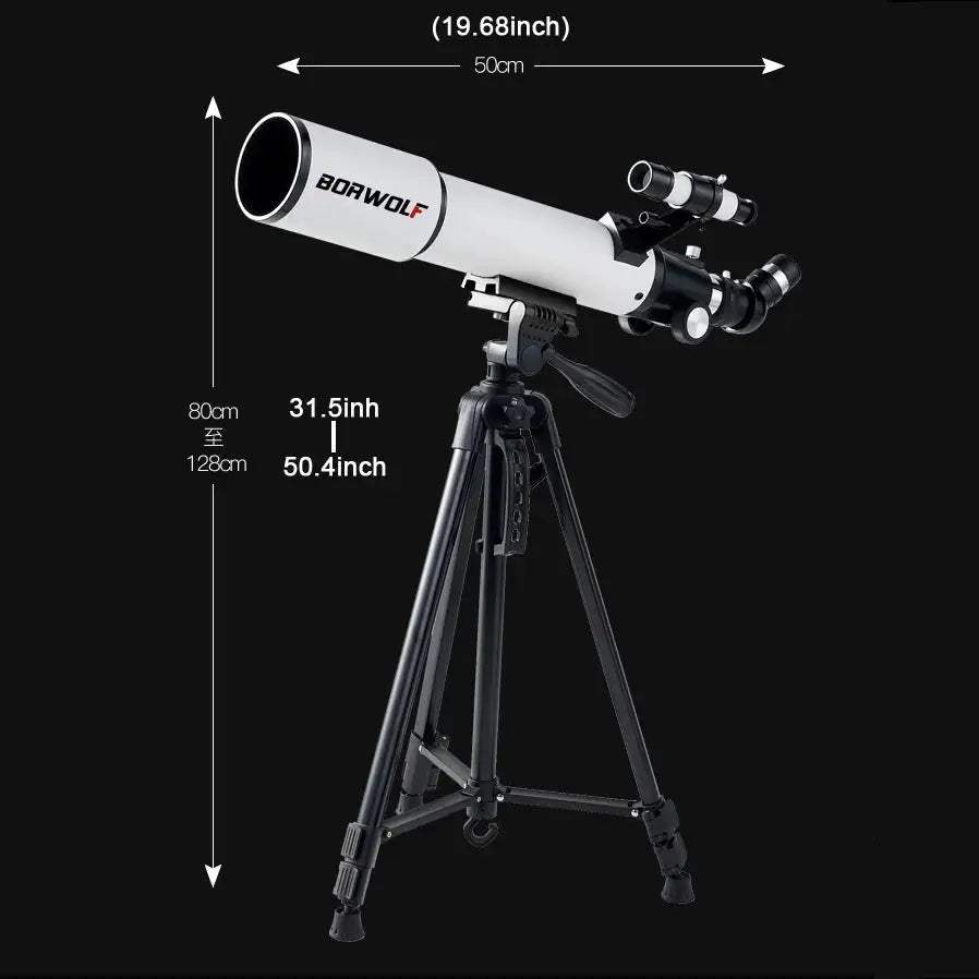 Borwolf 70mm Astronomical Telescope Monocular With Night Vision - ToylandEU