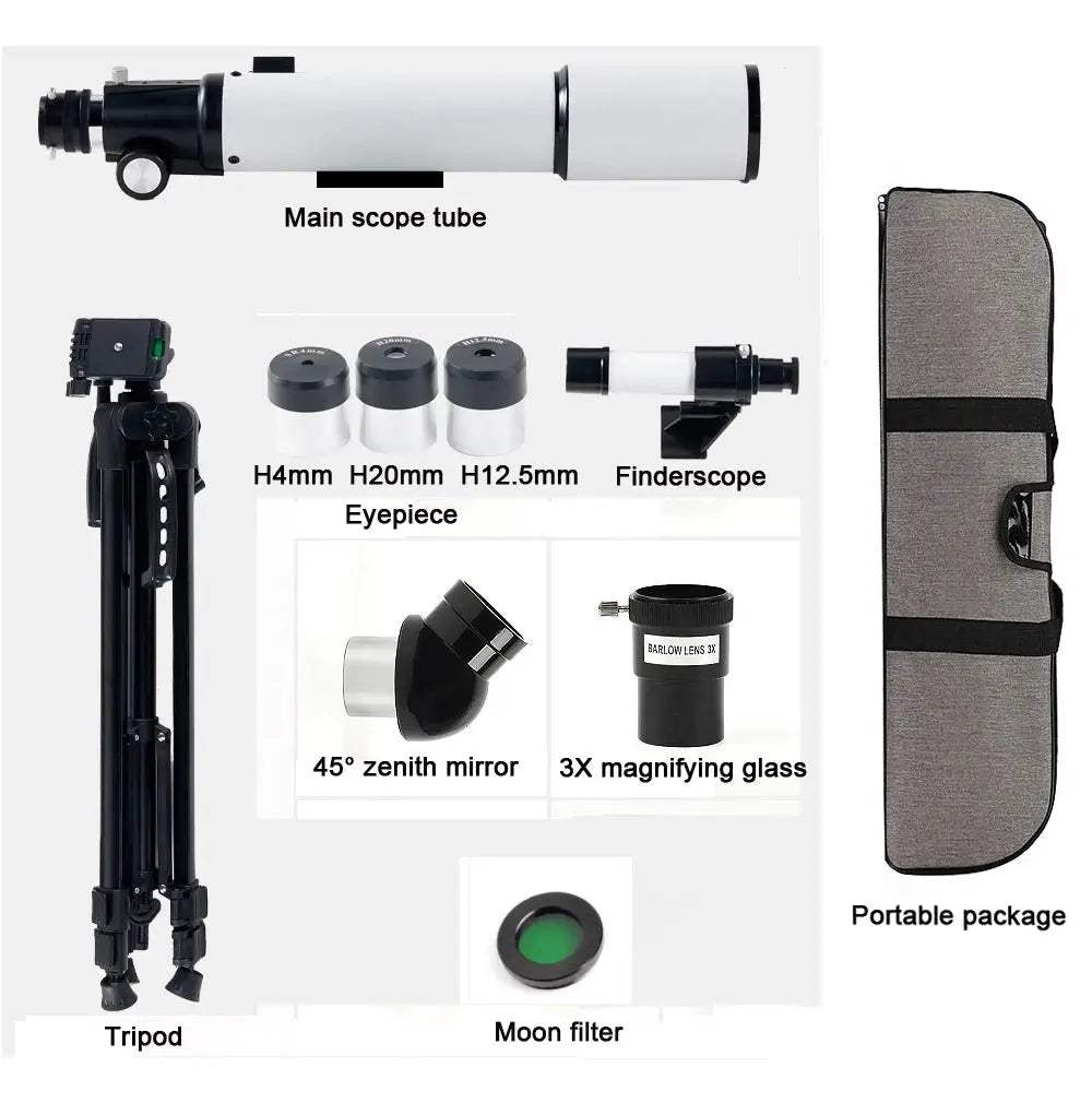 Borwolf 70mm Astronomical Telescope Monocular With Night Vision - ToylandEU