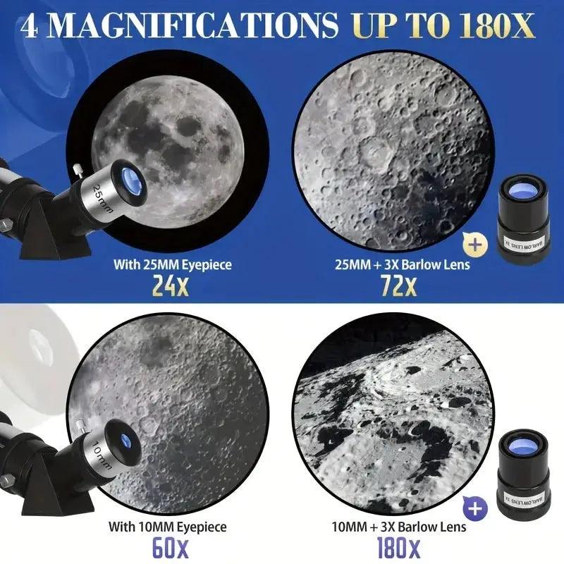  Borwolf 80600 Professional Astronomical Telescope 80mm -  ToylandEU™