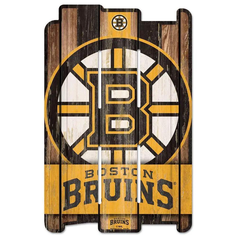  Boston Bruins 11x17 Wood Fence Sign Retro Whitewashed -  ToylandEU™