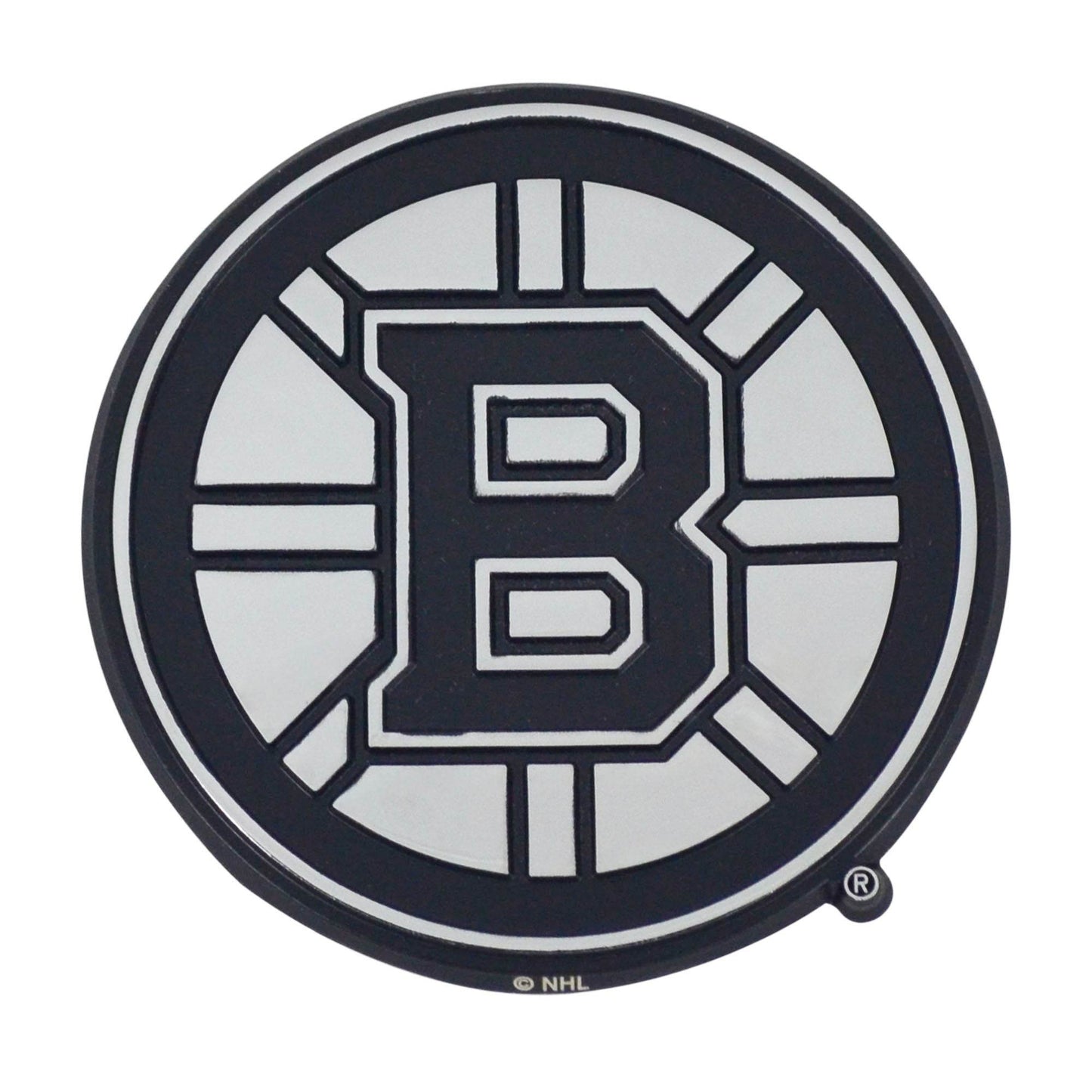 Boston Bruins Auto Emblem Premium Chrome 3D Logo FanMats - ToylandEU