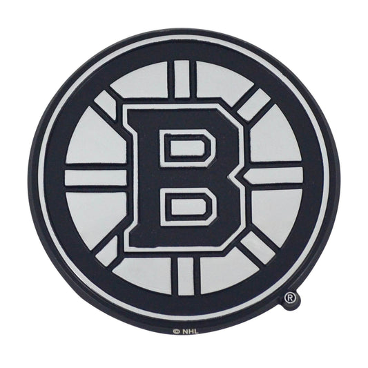 Boston Bruins Auto Emblem Premium Chrome 3D Logo FanMats - ToylandEU