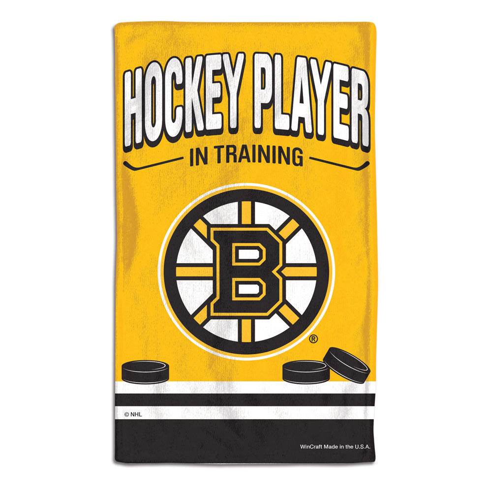 Boston Bruins Baby Burp Cloth 10x17 Team Logo Keepsake - ToylandEU