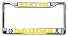 Boston Bruins Chrome License Plate Frame Durable Gift Idea - ToylandEU