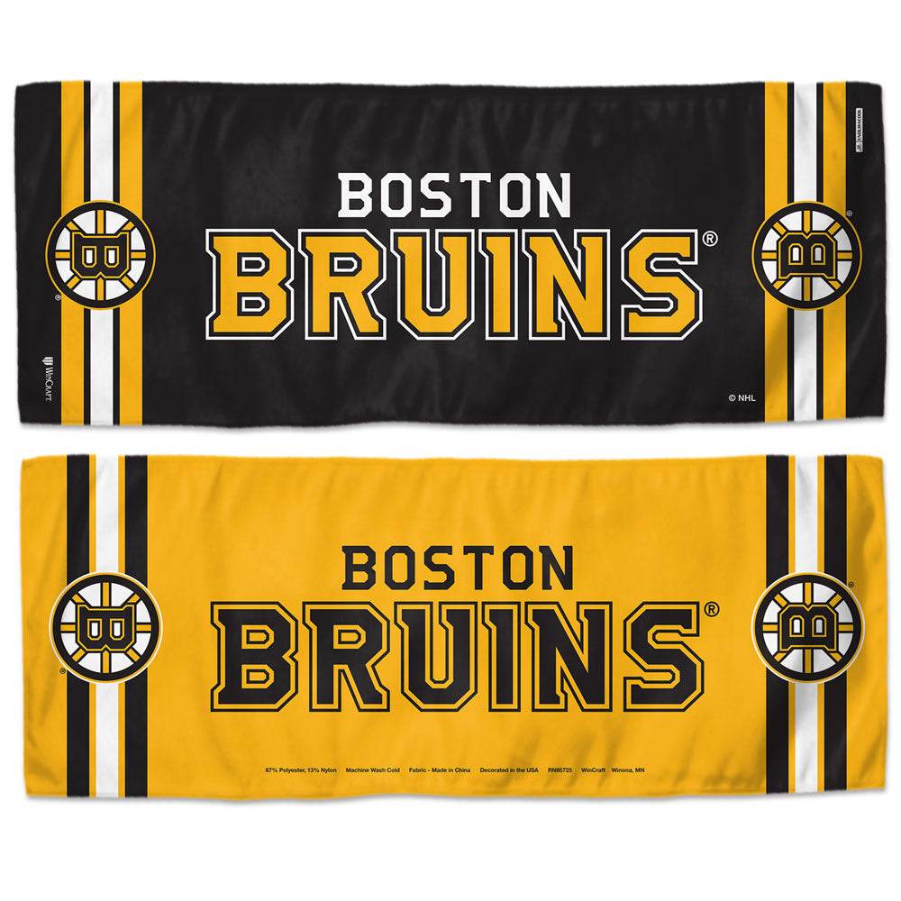 Boston Bruins Cooling Towel 12x30 Performance Polyester - ToylandEU