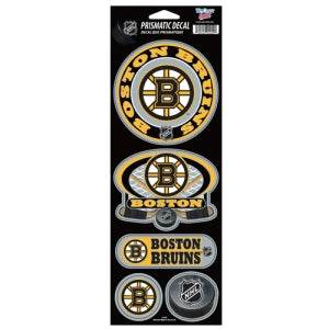 Boston Bruins Die Cut Decal Sheet Prismatic Holographic - ToylandEU