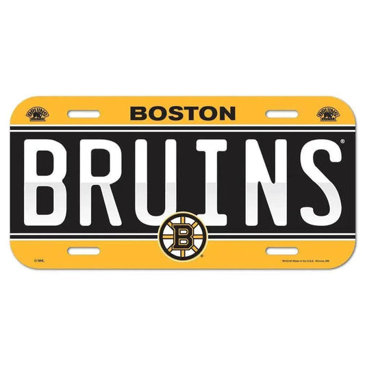  Boston Bruins Durable Plastic License Plate 6x12 Inches -  ToylandEU™